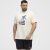 North Latitude T-Shirt Printed Off-White - Тениски - мъжки тениски големи размери