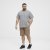 North Latitude Shirt Short Sleeve Checked Grey - Ризи - мъжки ризи големи размери