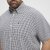 North Latitude Shirt Short Sleeve Checked Grey - Ризи - мъжки ризи големи размери
