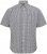 North Latitude Shirt Short Sleeve Checked Grey - Ризи - мъжки ризи големи размери