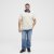 North Latitude Polo Pique Printed Off-White TALL - МЪЖКО ОБЛЕКЛО MT-6XLT - дрехи за високи мъже