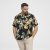North Latitude Shirt Short Sleeve Printed Allover Black - Ризи - мъжки ризи големи размери