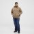 North Latitude Hoodie with Zipper Dark Sand - Суичъри & cуичъри с качулка - мъжки суичъри големи размери