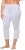 Ulla Popken Basic Stretch Knit Capris White - Дамски Дънки & Панталони в Големи Размери – Plus Size - 
