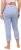 Ulla Popken Basic Stretch Knit Capris Blue - Дамски Дънки & Панталони в Големи Размери – Plus Size - 