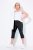 Ulla Popken Bengaline Elastic Waist Stretch Capri Pants Black - Панталони от плат - Дамски широки панталони макси размер