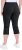 Ulla Popken Bengaline Elastic Waist Stretch Capri Pants Black - Дамски Дънки & Панталони в Големи Размери – Plus Size - 