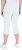 Ulla Popken Bengaline Elastic Waist Stretch Capri Pants Snow White - Дамски Дънки & Панталони в Големи Размери – Plus Size - 