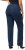 Ulla Popken Straight Leg Elastic Waist Mandy Fit Stretch Jeans Denim Blue - Дамски Дънки & Панталони в Големи Размери – Plus Size - 