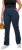 Ulla Popken Straight Leg Elastic Waist Mandy Fit Stretch Jeans Denim Blue - Дамски Дънки & Панталони в Големи Размери – Plus Size - 