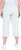 Ulla Popken Stretch Cotton Cargo Crop Pants Snow White - Дамски Дънки & Панталони в Големи Размери – Plus Size - 