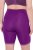 Ulla Popken Lace Hem Stretch Viscose Knit Bicycle Length Lounge Shorts Purple - Дамски Дънки & Панталони в Големи Размери – Plus Size - 