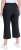 Ulla Popken Cool Linen Elastic Waist Capri Pants Black - Дамски Дънки & Панталони в Големи Размери – Plus Size - 