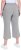 Ulla Popken Cool Linen Elastic Waist Capri Pants Light Grey Melange - Дамски Дънки & Панталони в Големи Размери – Plus Size - 