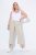 Ulla Popken Cool Linen Elastic Waist Capri Pants Brown - Дамски Дънки & Панталони в Големи Размери – Plus Size - 
