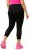 Ulla Popken Quick Dry Sport Crop Leggings Black - Дамски Дънки & Панталони в Големи Размери – Plus Size - 