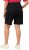 Ulla Popken Basic Denim Mandy Bermuda Shorts Black - Дамски Дънки & Панталони в Големи Размери – Plus Size - 