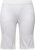 Ulla Popken Frayed Hemline Elastic Waistband Bermuda Shorts Snow White - Дамски Дънки & Панталони в Големи Размери – Plus Size - 