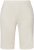 Ulla Popken Frayed Hemline Elastic Waistband Bermuda Shorts White - Дамски Дънки & Панталони в Големи Размери – Plus Size - 