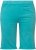Ulla Popken Frayed Hemline Elastic Waistband Bermuda Shorts Bright Turquoise - Дамски Дънки & Панталони в Големи Размери – Plus Size - 