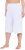 Ulla Popken Wide Leg Flared Bermuda Shorts White - Дамски Дънки & Панталони в Големи Размери – Plus Size - 