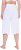 Ulla Popken Wide Leg Flared Bermuda Shorts White - Дамски Дънки & Панталони в Големи Размери – Plus Size - 