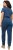 Ulla Popken Wrap Look Short Sleeve Denim Jumpsuit Blue - Дамски Дънки & Панталони в Големи Размери – Plus Size - 
