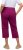 Ulla Popken Cropped Ruby Fit Pants Magnolia Red - Дамски Дънки & Панталони в Големи Размери – Plus Size - 