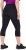 Ulla Popken Cropped High Waisted Leggings Black - Дамски Дънки & Панталони в Големи Размери – Plus Size - 