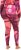 Ulla Popken Abstract Print Ski Leggings Red - Дамски Дънки & Панталони в Големи Размери – Plus Size - 