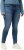 Ulla Popken Textured Stripe Sarah Slim Fit Jeans Blue - Дамски Дънки & Панталони в Големи Размери – Plus Size - 