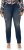 Ulla Popken Sammy Destroy 5 Pocket Jeans Blue Denim - Дамски Дънки & Панталони в Големи Размери – Plus Size - 