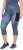 Ulla Popken Quick Dry Cropped Geometric Print Leggings Grey - Дамски Дънки & Панталони в Големи Размери – Plus Size - 