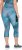 Ulla Popken Quick Dry Cropped Geometric Print Leggings Blue - Якета - 