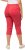 Ulla Popken Stretch Fit Raw Hem Capris Dark Coral - Дамски Дънки & Панталони в Големи Размери – Plus Size - 