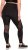 Ulla Popken Mesh Panel Leggings Black - Дамски Дънки & Панталони в Големи Размери – Plus Size - 