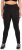 Ulla Popken Straight Leg Quick Drying Leggings Black - Дамски Дънки & Панталони в Големи Размери – Plus Size - 