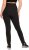 Ulla Popken Straight Leg Quick Drying Leggings Black - Дамски Дънки & Панталони в Големи Размери – Plus Size - 