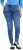 Ulla Popken Lightly Distressed Slim Leg Jeans Blue - Дамски Дънки & Панталони в Големи Размери – Plus Size - 