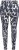 Ulla Popken Quick Drying Abstract Print Leggings Black - Дамски Дънки & Панталони в Големи Размери – Plus Size - 