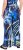 Ulla Popken Blue Stroke Wide Leg Palazzo Pants - Дамски Дънки & Панталони в Големи Размери – Plus Size - 