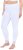 Ulla Popken Lace Trim Leggings White - Дамски Дънки & Панталони в Големи Размери – Plus Size - 