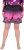 Ulla Popken Active Wide Leg Elastic Waist Palm Tree Pattern Mesh Shorts Black - Дамски Дънки & Панталони в Големи Размери – Plus Size - 