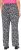 Ulla Popken Leopard Print Elastic Waist Pants Black - Дамски Дънки & Панталони в Големи Размери – Plus Size - 