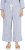 Ulla Popken Coastal Stripe Linen Blend Elastic Waist Culottes Blue - Дамски Дънки & Панталони в Големи Размери – Plus Size - 