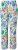 Ulla Popken Italy Print Elastic Waist Pants White - Дамски Дънки & Панталони в Големи Размери – Plus Size - 