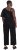Ulla Popken Asymmetric Lace Panel Jumpsuit Black - Дамски Дънки & Панталони в Големи Размери – Plus Size - 