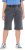Ulla Popken Indigo Dyed Elastic Waist Jersey Shorts Black - Дамски Дънки & Панталони в Големи Размери – Plus Size - 