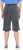 Ulla Popken Indigo Dyed Elastic Waist Jersey Shorts Black - Дамски Дънки & Панталони в Големи Размери – Plus Size - 