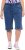 Ulla Popken Indigo Dyed Elastic Waist Jersey Shorts Blue - Дамски Дънки & Панталони в Големи Размери – Plus Size - 